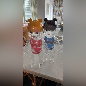 Two sandy beach doll dolls